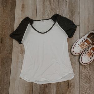 NWOT GARAGE Baseball T Shirt